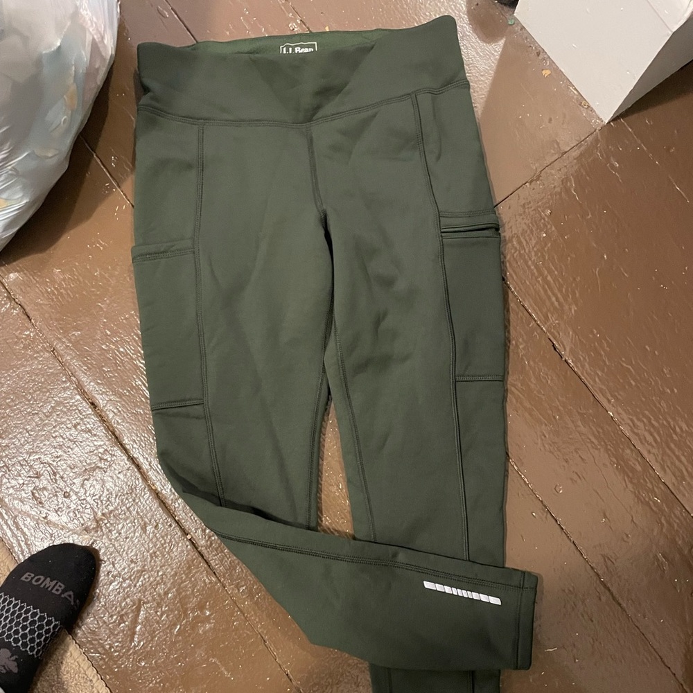 Ll bean fleece lined leggings